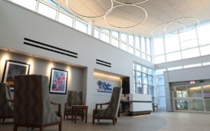 Lounge at the Shaker Rehabilitation and Nursing Center